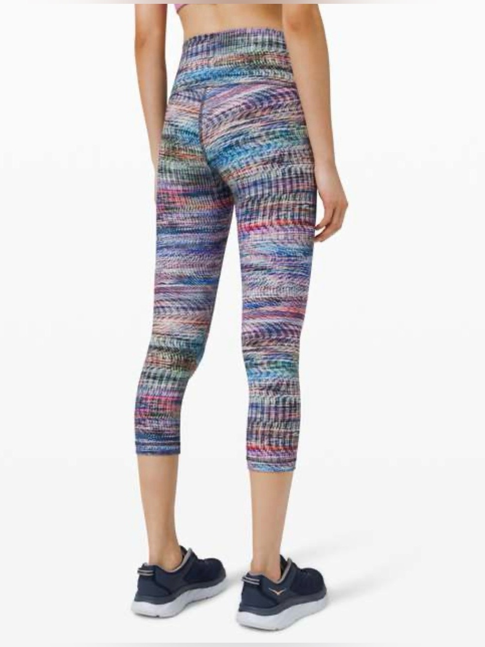 Lululemon Purple-Blue Multicolor Space-Dye Leggings size 10
